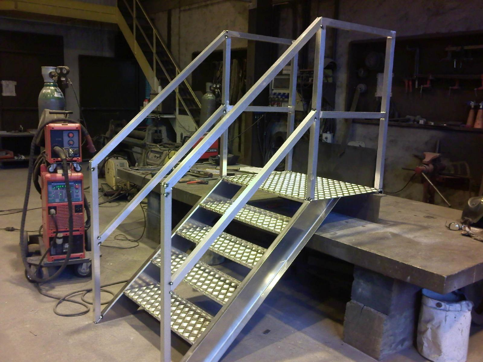 Escalier en aluminium amovible